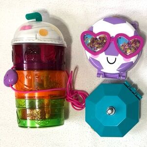 3 Polly Pocket: Spin ‘n Surprise Tropical Smoothie, Soccer Squad, Perfume Spa